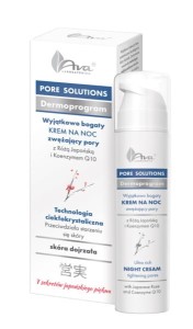 AVA Pore Solutions Krem na Noc zwężający pory
