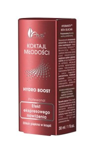 AVA Koktajl Młodości Hydro Boost efekt nawilżenia