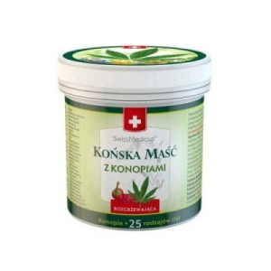 SwissMedicus Końska Maść z konopiami rozgrzewając