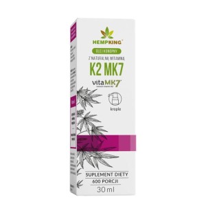 Vitamin K2 MK7 30 ml in BIO-Hanföl. Hanfkönig