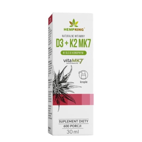 Vitamin D3 K2 MK7 30 ml in BIO HEMPKING Öl