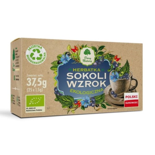 Dary Natury Herbatka Sokoli Wzrok  Eko 25X2G
