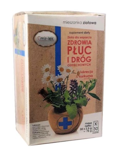 Mirlek Zioła Zdrowe Płuca i Dróg Oddechowych30x2,5
