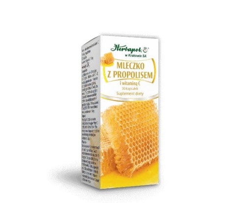 Herbapol Mleczko z Propolisem i Vit C 30 k