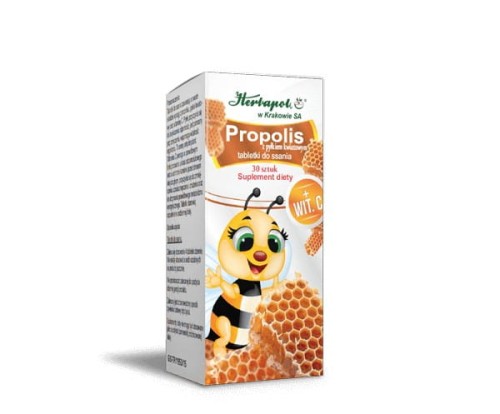 Herbapol Propolis z Pyłkiem Kwiatowym 30 tabletek