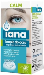 Starpharma Iana Krople Do Oczu Calm 10Ml Łagodzące
