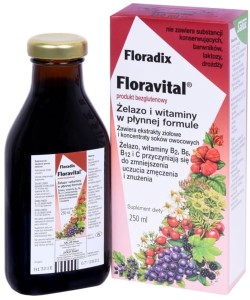 Zioło-Piast Floradix Żelazo Bezglutenowe 250 ML