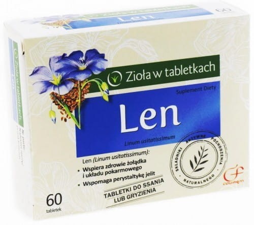 Colfarm Len 60 tabletek trawienie jelita
