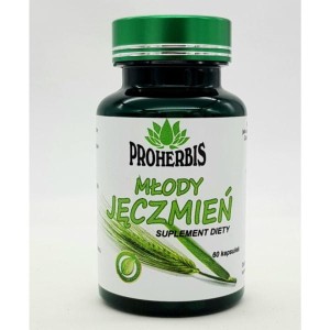 Proherbis Młody Jęczmień 400 mg 60 K