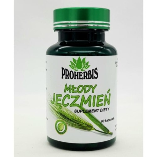 Proherbis Młody Jęczmień 400 mg 60 K