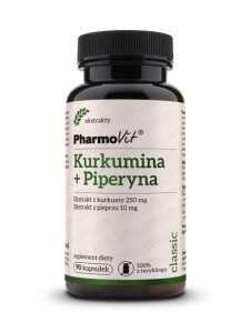 Pharmovit Kurkumina Piperyna ekstrakt 90 kapsułek