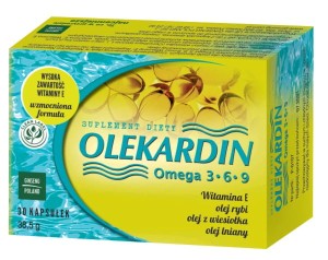 Ginseng Olekardin Omega 3 6 9 30 k 38,5 g