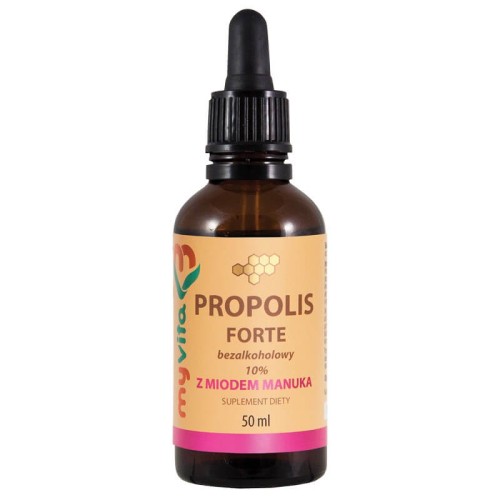 Propolis forte 10% 140 mg with manuka honey 168 mg drops 50ml MyVita