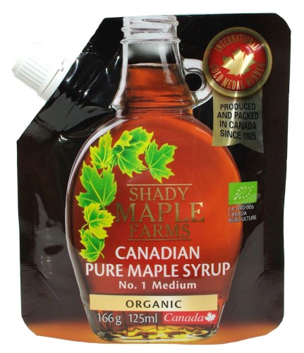 MAPLE SYRUP A BIO 166 g (125ml) - SHADY MAPLE FARMS