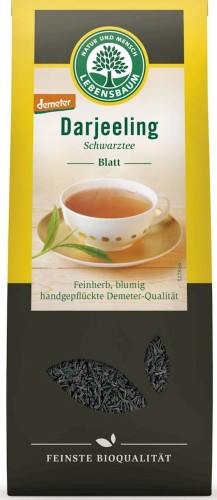 FEUILLE DE DARJEELING DE THÉ NOIR BIO 100 g - LEBENSBAUM