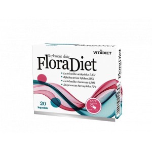 Vitadiet Flora Diet 20 kapsułek jelita