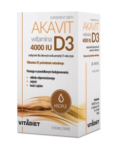 Vitadiet Akavit Witamina D3 4000 Iu 30 Ml