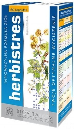 Herbistres Stop für Stress 60 BIOVITALIUM Kapseln