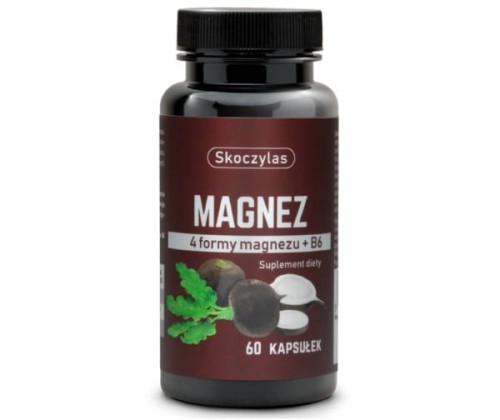 Skoczylas Magnez + B6 czarna rzepa 60 k