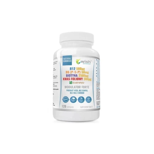 Wish Modulator Forte B12 B6 Biotyna Kwas Foliowy