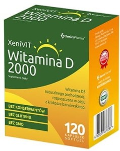 Xenicopharma Xenivit Witamina D 2000 120 Kaps.