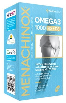Menachinox OMEGA 3 k2 + D3 30 Kapseln XENICOPHARMA
