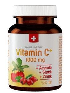 Vitamin C 1000 MG Acerola-Zink-Rose SWISSMEDICUS