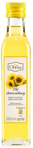 Olvita Olej Słonecznikowy Zimno Tłoczony 250Ml