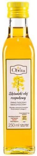 Olvita Olej Rzepakowy Zimno Tłoczony 250Ml