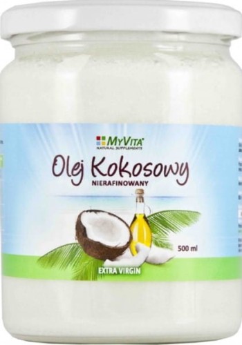 Myvita Olej Kokosowy Nierafinowany 500 Ml