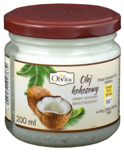 Olvita Olej Kokosowy Zimnotłoczony 200Ml