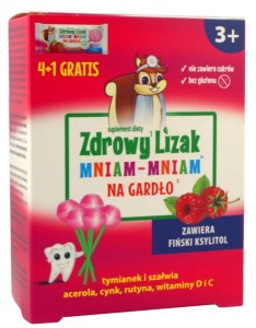 Starpharma Zdrowy Lizak Mniam Mniam Na Gardło 4+1