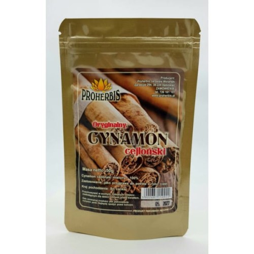 Proherbis Cynamon Cejloński Oryginalny 50 g