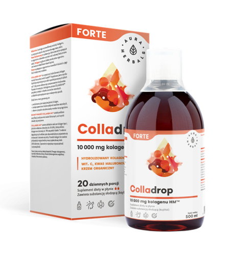 Colladrop FORTE Meereskollagen 10000 mg 500 ml AURA-KRÄUTER