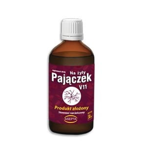 ASEPTA Pajączek V11 - krople na żyły 30ml