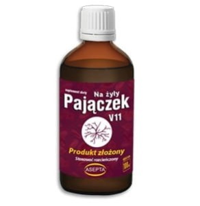 ASEPTA Pajączek V11 - krople na żyły 100ml