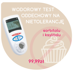 Hydrogen test for sorbitol or xylitol intolerance