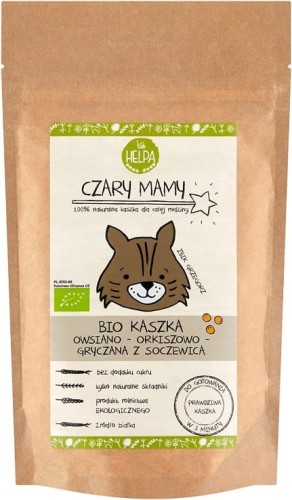 Hafer - Dinkel - Buchweizenbrei mit Linsen BIO 200 g - HELPA
