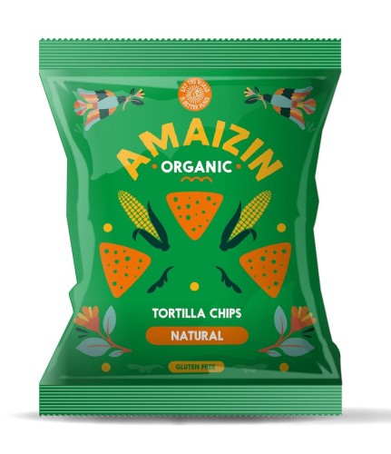 ZOUT MAIS CHIPS, GLUTENVRIJ, BIO 75 g - AMAIZIN