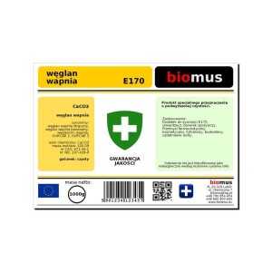 Węglan wapnia bezwodny 500g BIOMUS