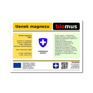 Tlenek Magnezu Magnezja Palona 1000g BIOMUS
