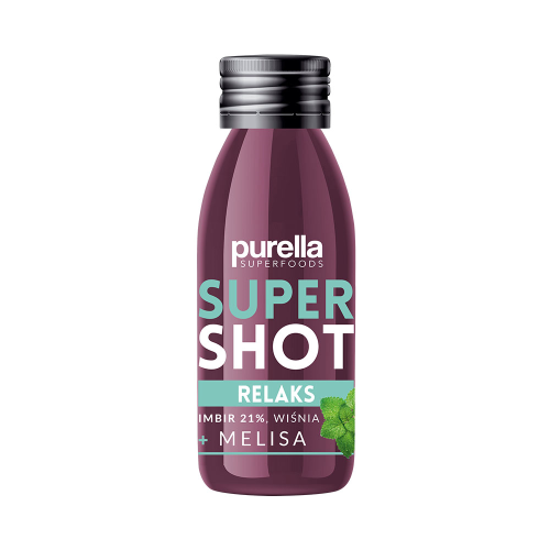 Supershot Relax Ingwerkirsche + Zitronenmelisse 100 ml - PURELLA SUPERFOODS