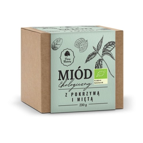 MULTIPLE BLUMENNEKTAR HONIG MIT NESSEL UND MINZE BIO 230 g - GESCHENKE DER NATUR