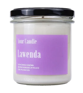 Lavendel Sojakerze 300 ml - IHRE KERZE