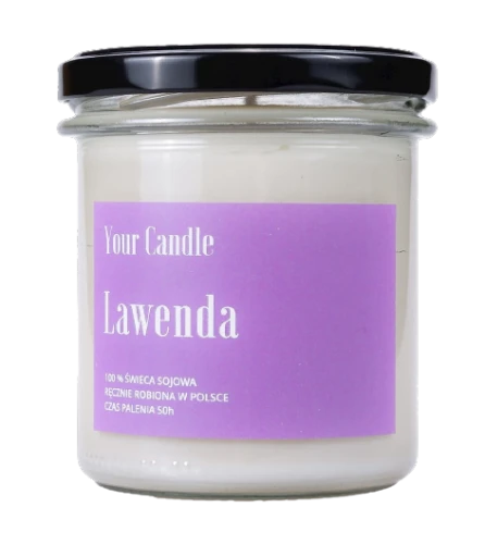 Lavendel Sojakerze 300 ml - IHRE KERZE