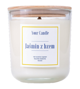 Kerze aus Sojajasmin und Flieder 210 ml - IHRE KERZE