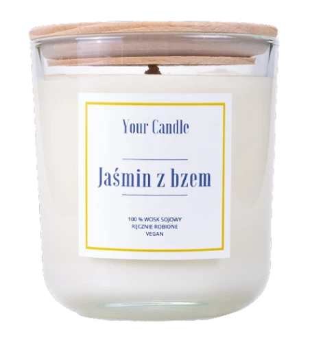Kerze aus Sojajasmin und Flieder 210 ml - IHRE KERZE