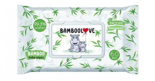 FEUCHTIGKEITSSPENDENDE BAMBUSTÜCHER 60 Stück - BAMBOOLOVE