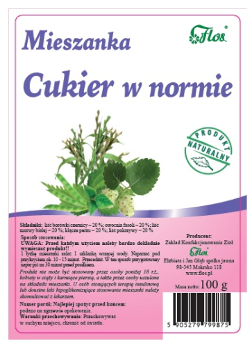 Mieszanka Cukier w normie 100g FLOS