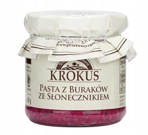 Pasta z buraków i słonecznika 180g